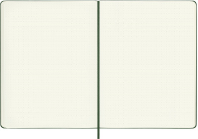 Блокнот Moleskine CLASSIC QP093K15 XLarge 190х250мм 192стр. пунктир твердая обложка зеленый