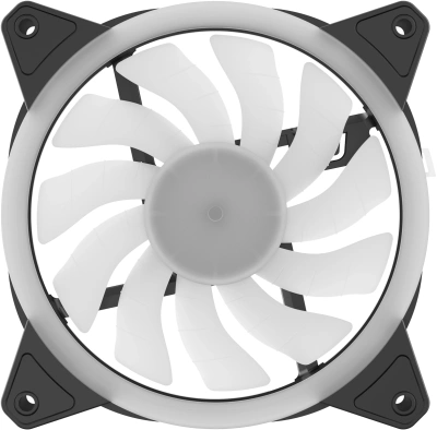 Вентилятор для корпуса GMNG GG-CF120FRGB2-PWMBK RGB 120х120x25 черный 4-pin 26дБ Ret