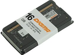 Память DDR4 16Gb 3200MHz Digma DGMAS43200016S RTL PC4-25600 CL22 SO-DIMM 260-pin 1.2В single rank Ret