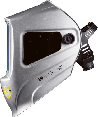 Маска сварщика Fubag IN 4-13G M 2 филь.:хамел. см.экр.100x67мм серебристый (31565)