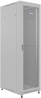 Шкаф серверный NTSS Премиум (NTSS-R22U6080PD) напольный 22U 600x800мм пер.дв.перфор. металл 900кг серый 710мм 54кг 1102мм IP20 сталь