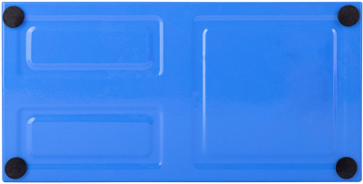 Подставка Deli E9154 3отд. для письменных принадлежностей 80x80x90мм ассорти металл сетка