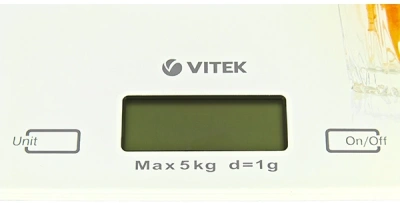 Весы кухонные электронные Vitek Orange VT-2418 макс.вес:10кг рисунок
