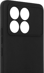 Чехол (клип-кейс) BoraSCO для Xiaomi Poco F6 Pro Silicone Case черный (73394)