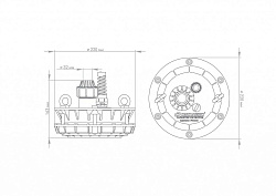 Оголовок Джилекс ОСП 110-133/32 (6301)