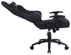 Кресло игровое Cactus CS-CHR-030BL черный экокожа с подголов. крестов. сталь
