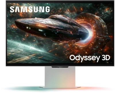 Монитор Samsung 27" Odyssey 3D LS27FG900XIXCI серебристый IPS LED 1ms 16:9 HDMI M/M матовая HAS 350cd 178гр/178гр 3840x2160 165Hz FreeSync Premium DP 4K 7.5кг