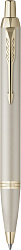 Ручка шариков. Parker IM Monochrome K328 (2172956) Champagne PVD M син. черн. подар.кор.