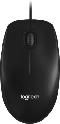 Мышь Logitech M100r черный оптическая 1000dpi USB 2but (910-006766)