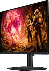 Монитор Samsung 27" Odyssey G5 LS27FG502EIXCI черный IPS LED 16:9 HDMI матовая HAS Piv 1000:1 300cd 178гр/178гр 2560x1440 180Hz G-Sync FreeSync DP QHD 4.1кг