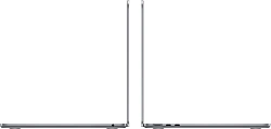 Ноутбук Apple MacBook Air A3113 M3 8 core 16Gb SSD256Gb/10 core GPU 13.6" Liquid Retina (2560x1664) macOS grey space WiFi BT Cam (Z1B6001SE)