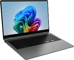 Ноутбук Samsung Galaxy Book 5 360 NP750 Core Ultra 7 258V 32Gb SSD1Tb Intel Arc 15.6" AMOLED Touch FHD (1920x1080) Windows 11 Home grey WiFi BT Cam (NP750QHA-LG4IN)