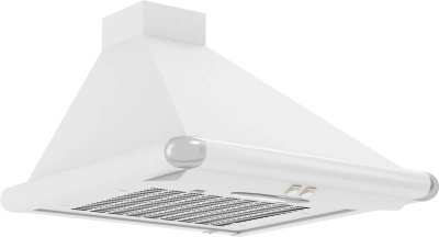 Вытяжка каминная Elikor Сатурн 50П-180-В1Л белый/хром управление: кнопочное (1 мотор)