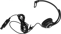 Наушники с микрофоном Epos Sennheiser SC 230 USB черный 2.9м накладные оголовье (1000516)