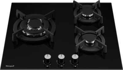 Газовая варочная поверхность Weissgauff HGG 631 BGV черный