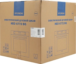 Духовой шкаф Электрический Hyundai HEO 6772 BG черный/черный