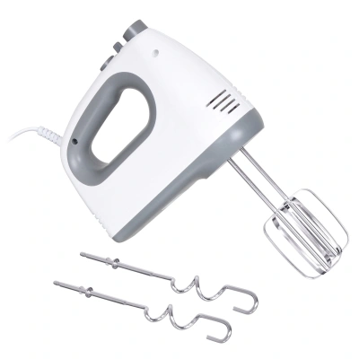 Миксер ручной Hyundai HYM-H4501 500Вт белый/серый