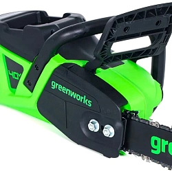 Цепная пила Greenworks 2008807UB аккум. 2000Вт 2.71л.с. дл.шины:16" (40cm) 1аккум. 4Ач ЗУ