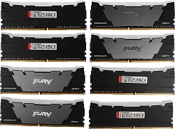 Память DDR4 8x32GB 3200MHz Kingston KF432C16RB2AK8/256 Fury Renegade RGB RTL PC4-25600 CL16 DIMM 288-pin 1.35В dual rank с радиатором Ret