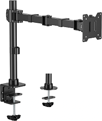 Кронштейн для мониторов Cactus CS-VM-D49-BK черный 17"-49" макс.20кг настольный поворот и наклон