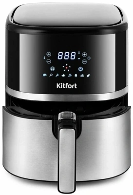 Аэрогриль Kitfort КТ-2221 1500Вт черный/серебристый