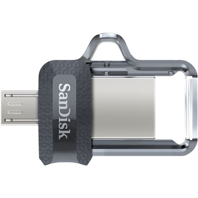 Флеш Диск Sandisk 16Gb Ultra Dual drive SDDD3-016G-G46 USB3.0 черный
