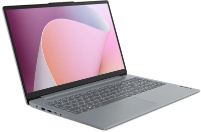 Ноутбук Lenovo IdeaPad Slim 3 15AMN8 Ryzen 5 7520U 8Gb SSD256Gb AMD Radeon 610M 15.6" TN FHD (1920x1080) без ОС grey WiFi BT Cam (82XQ0006RK)