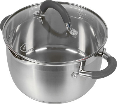 Кастрюля Rondell Flamme RDS-024 3.2л. d=20см (с крышкой) стальной