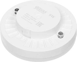 Лампа светодиодная Gauss Elementary GX53 9Вт цок.:GX53 таблетка 220B св.свеч.бел.нейт. Tablet (упак.:1шт) (83829)