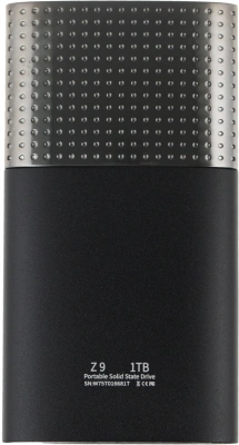 Накопитель SSD Netac USB-C 1Tb NT01Z9-001T-32BK Z9 1.8" черный