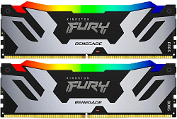 Память DDR5 2x24GB 7200MHz Kingston KF572C38RSAK2-48 Fury Renegade XMP RGB RTL Gaming PC5-57600 CL38 DIMM 288-pin 1.45В kit single rank с радиатором Ret