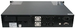 Источник бесперебойного питания Powercom King Pro RM KIN-1500AP LCD 1200Вт 1500ВА черный