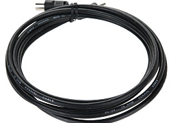 Кабель-удлинитель антенный Telecom TV(m)/F-TV(f) 3м. черный (TTV9501-3M)