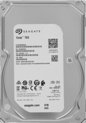 Жесткий диск Seagate SAS 3.0 4TB ST4000NM003A Server Exos 7E8 512E (7200rpm) 256Mb 3.5"