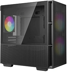 Корпус Deepcool CH360 черный без БП mATX 7x120mm 3x140mm 1xUSB3.0 audio bott PSU