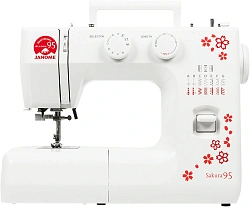 Швейная машина Janome Sakura 95 белый/цветы