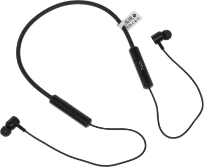 Гарнитура внутриканальные Hoco ES69 черный беспроводные bluetooth шейный обод