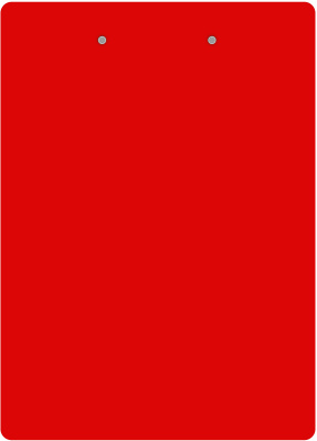 Папка-планшет Бюрократ -PD6002 A4 пластик 1мм ассорти