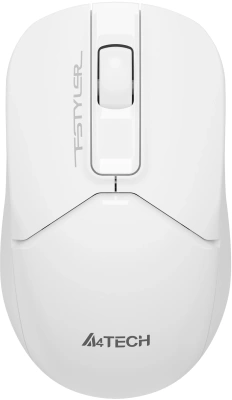 Мышь A4Tech Fstyler FG12S белый оптическая 1200dpi silent беспров. USB 3but