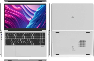 Ноутбук Digma EVE C5801 Celeron N4020 8Gb SSD256Gb Intel UHD Graphics 600 15.6" IPS FHD (1920x1080) Windows 11 Pro silver WiFi BT Cam 5000mAh (DN15CN-8CXW03)