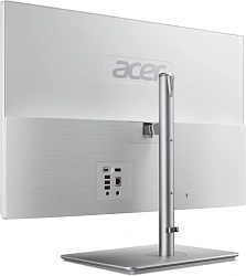 Моноблок Acer Aspire C27-195ES 27" Full HD Core Ultra 5 125U (1.3) 8Gb SSD512Gb Graphics CR Eshell GbitEth WiFi BT 65W клавиатура мышь Cam серебристый 1920x1080