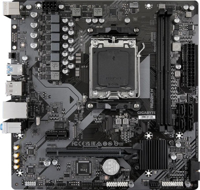 Материнская плата Gigabyte A620M H SocketAM5 AMD A620 2xDDR5 mATX AC`97 8ch(7.1) GbLAN RAID+HDMI+DP