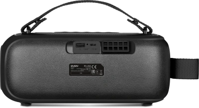 Колонка порт. Sven АС PS-255 черный 12W 1.0 BT/USB 3600mAh (SV-022563)
