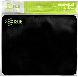 Коврик для мыши Cactus Black черный 300x250x2мм (CS-MPC-P01M)