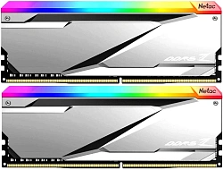 Память DDR5 2x16GB 7200MHz Netac NTZED5P72DP-32S Z RGB RTL Gaming PC5-57600 CL34 DIMM 288-pin 1.4В с радиатором Ret