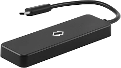 Разветвитель USB-C Digma DHUB-4USB-C-2.0 4порт. черный
