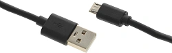 Кабель KingPrice KP-microUSB-2.4A-1m USB (m)-micro USB (m) 1м черный