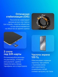 Смартфон Tecno Camon 40 256Gb 12Gb черный моноблок 3G 4G 2Sim 6.78" 1080x2436 Android 15 50Mpix 802.11 a/b/g/n/ac NFC GPS GSM900/1800 GSM1900 Protect FM microSD max1024Gb