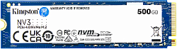 Накопитель SSD Kingston PCIe 4.0 x4 500GB SNV3S/500G NV3 M.2 2280