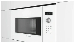 Микроволновая печь Bosch BFL524MW0 20л. 800Вт белый (встраиваемая)